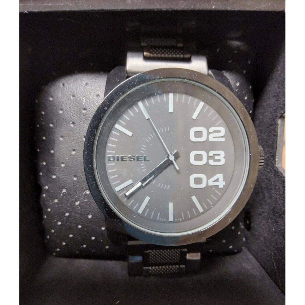 Diesel Quartz Watch/Analog/--/Blk/Slv/Dz-1370